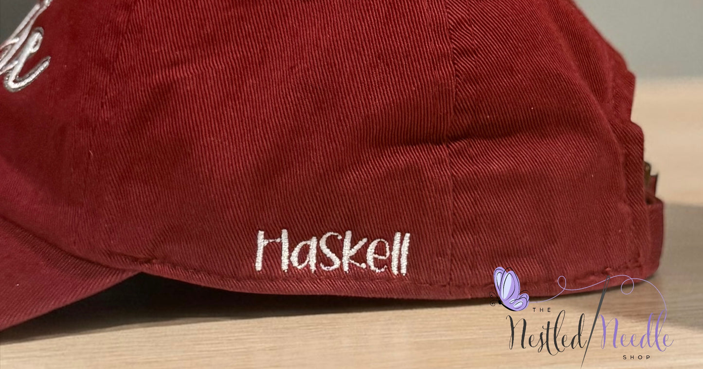 Infant Toddler Kid Personalized STATE Cap