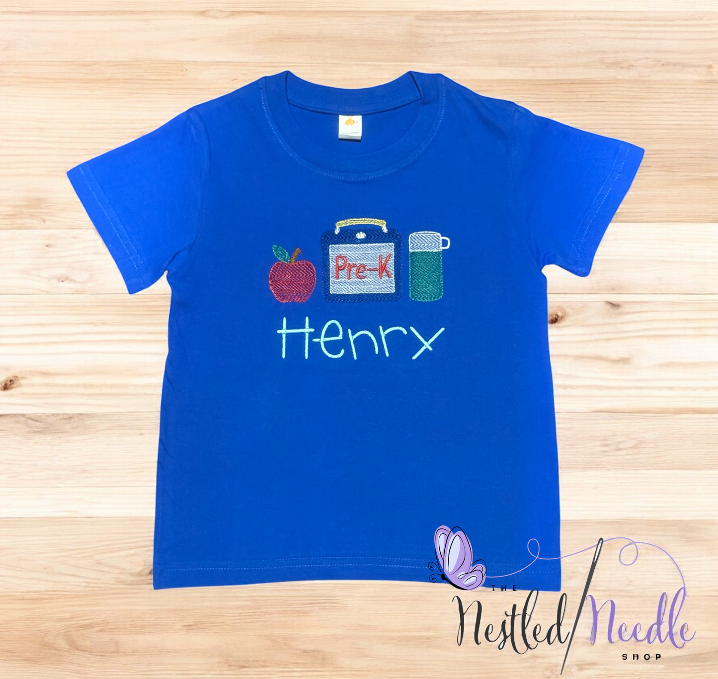 Boy Personalized Back to School Lunchbox Trio Shirt