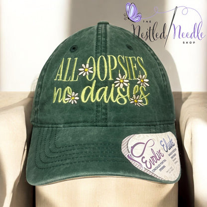 Women's "All Oopsies No Daisies" Cap