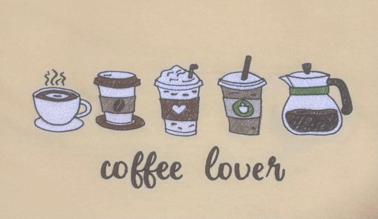 Women's "Coffee Lover" Tee/Sweatshirt