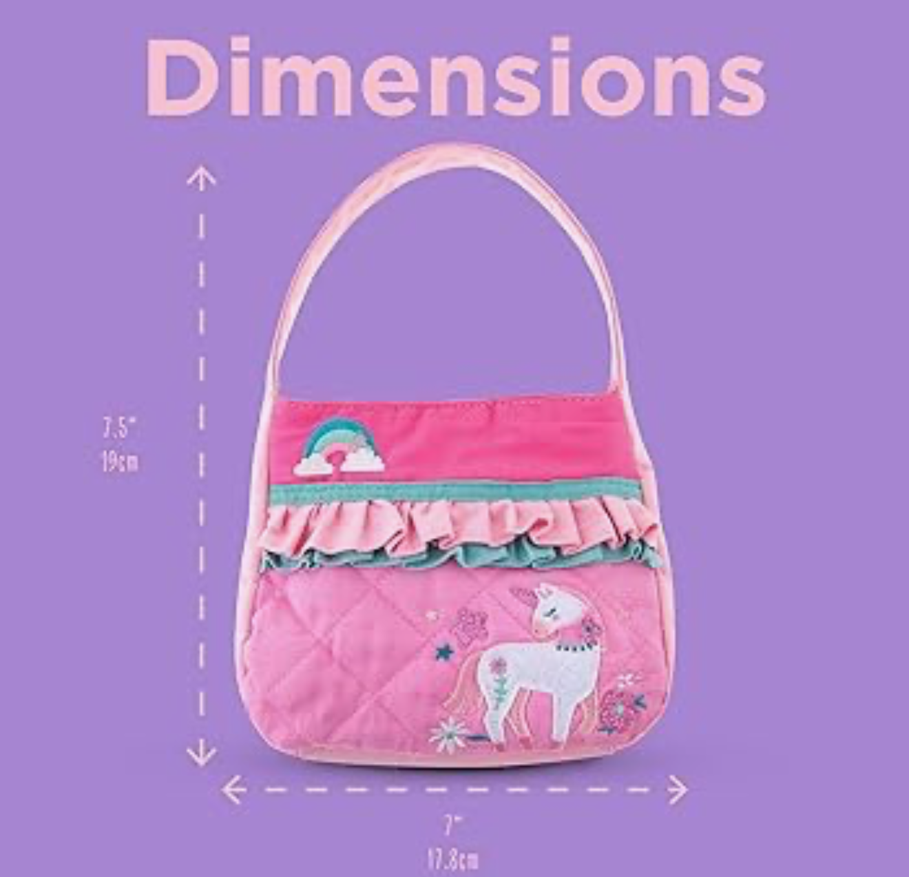 Stephen Joseph UNICORN PINK Purse