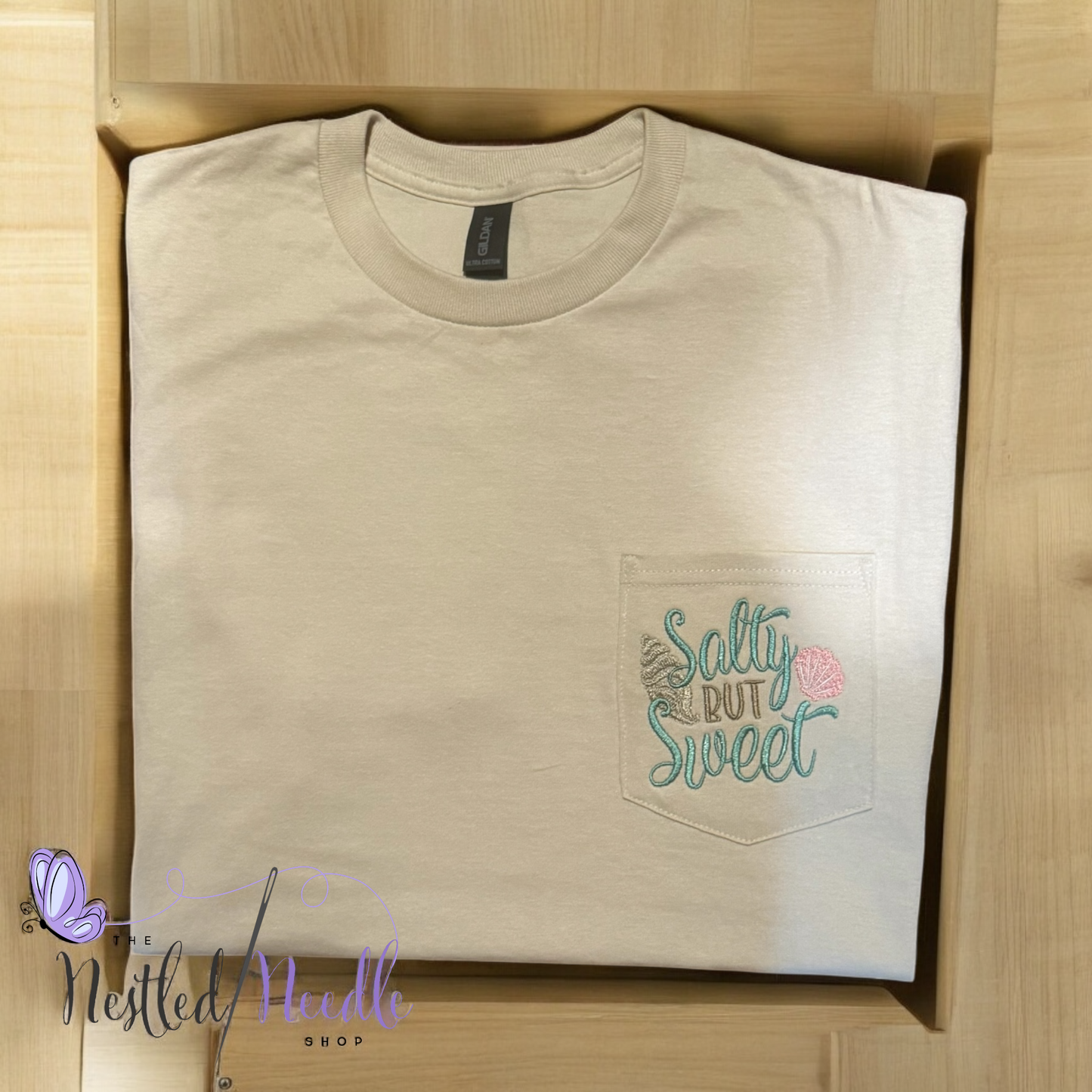 Women's "Salty but Sweet" Pocket Tee