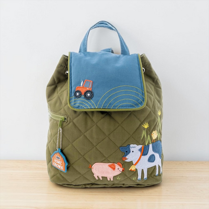 Stephen Joseph FARM Quilted Backpack