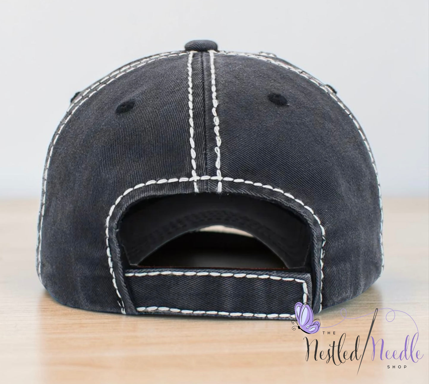 Women’s "God Bless America" Patch Vintage Washed Cap