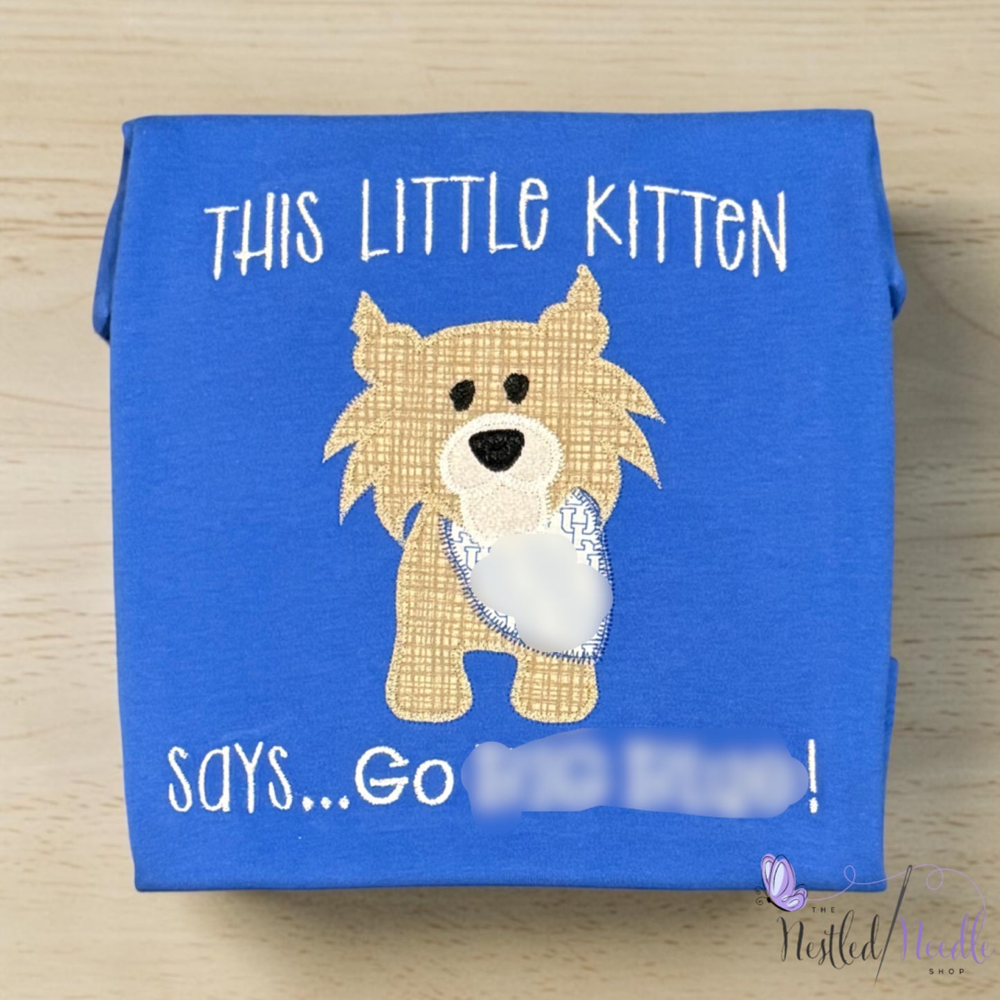 Boy WILDCAT Appliqué Embroidered Top