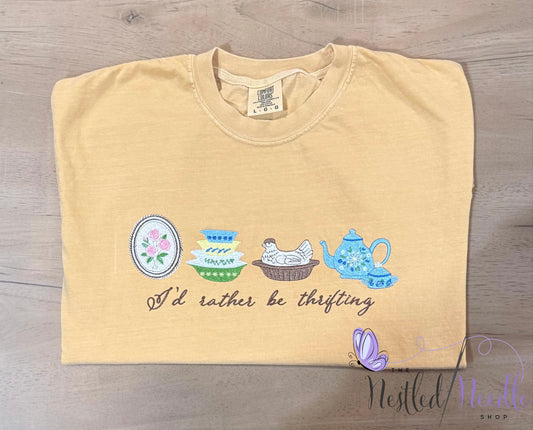 Women's "I'd Rather Be Thrifting" Tee/Sweatshirt
