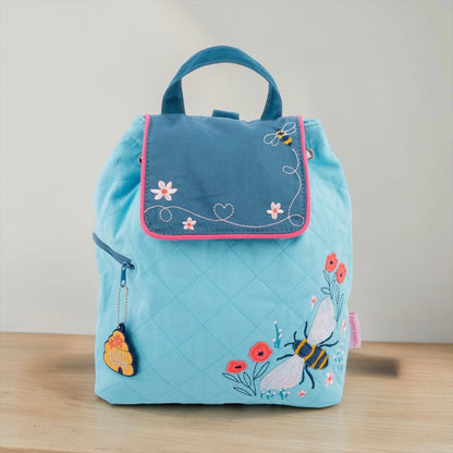 Stephen Joseph BEE Quilted Backpack