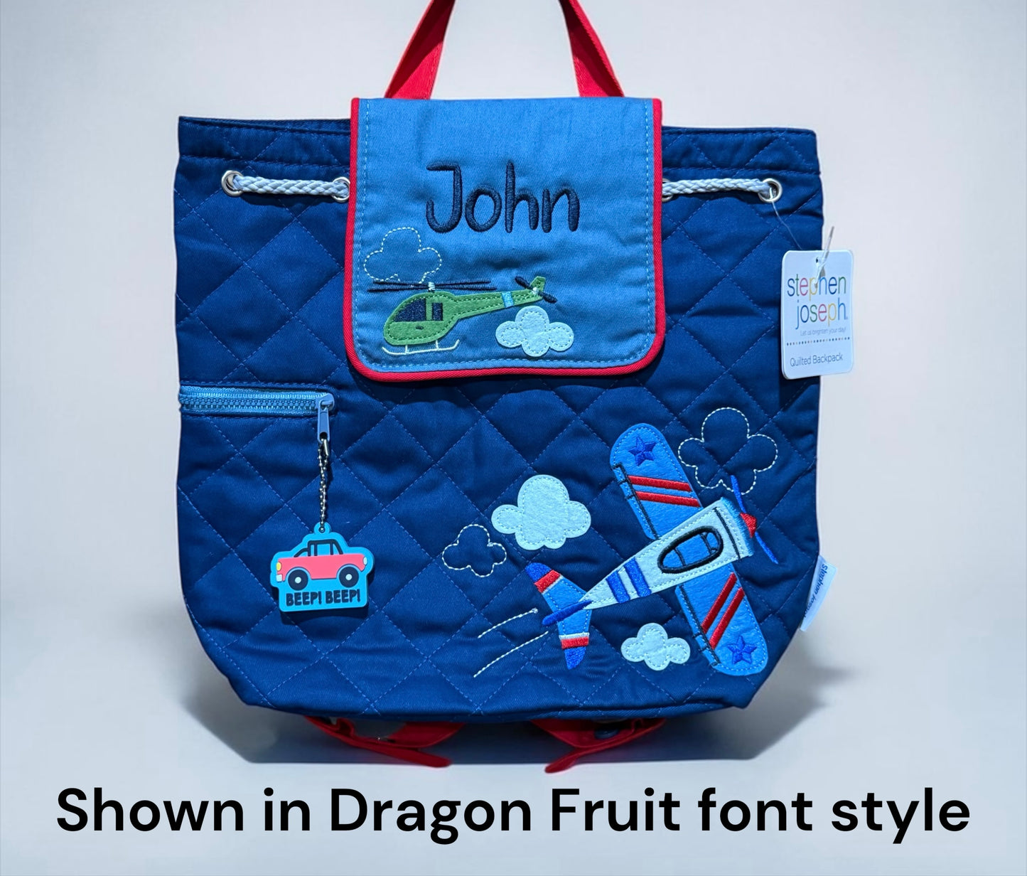 Stephen Joseph TRANSPORTATION Quilted Backpack