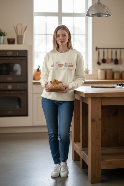 Women's "Mama Makes the Dough" Sourdough Baker Tee/Sweatshirt
