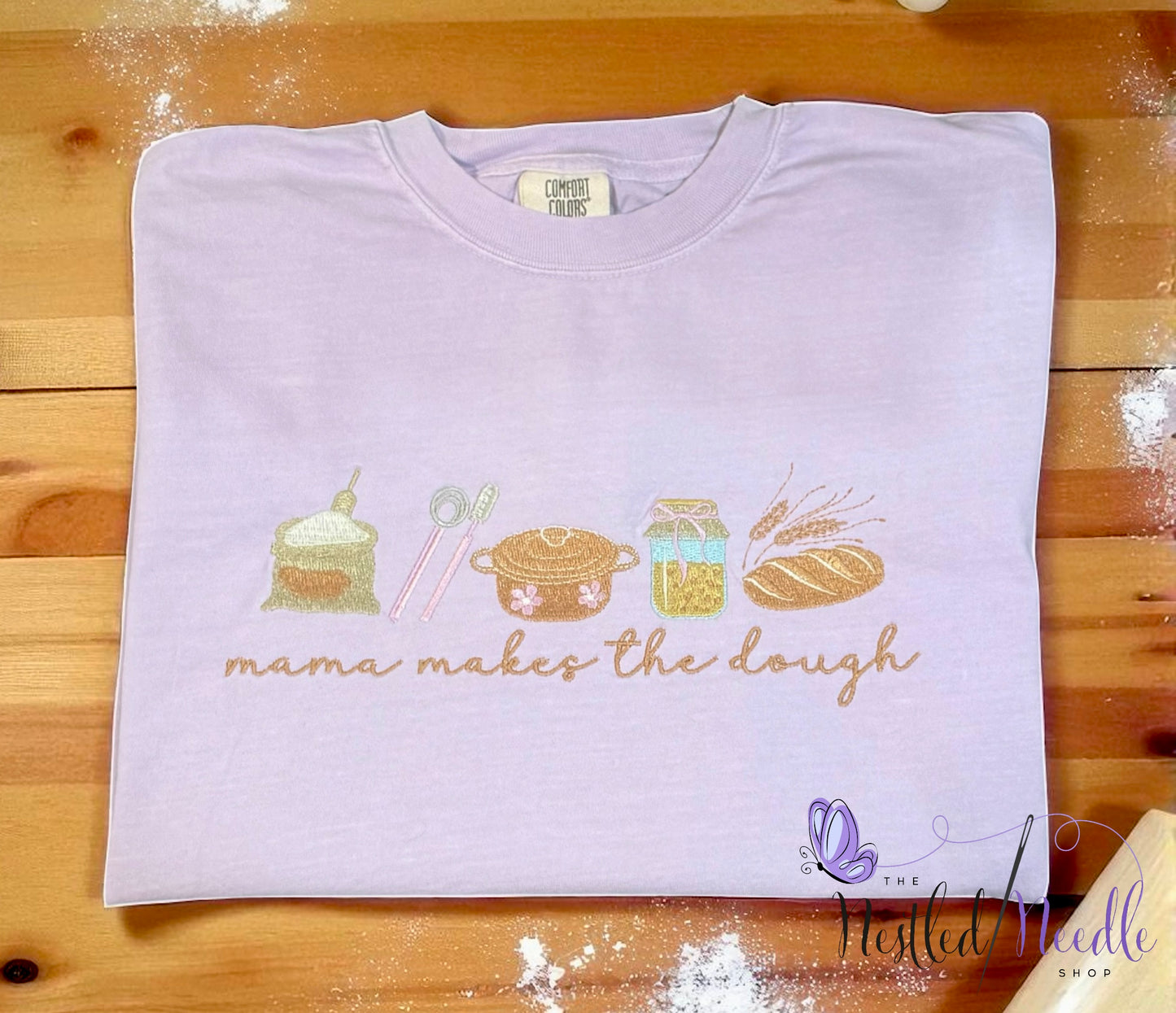 Women's "Mama Makes the Dough" Sourdough Baker Tee/Sweatshirt
