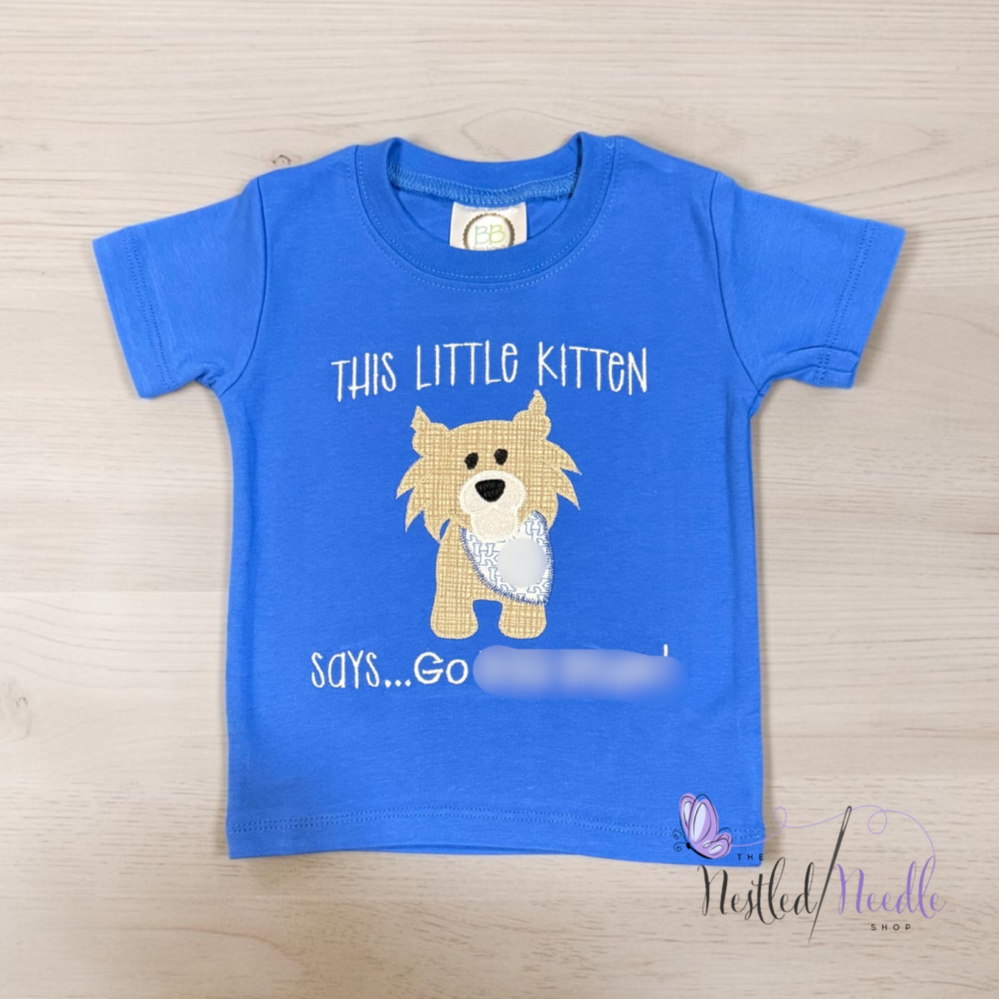 Boy WILDCAT Appliqué Embroidered Top