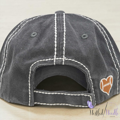 Women’s "Football Mama”Vintage Style Cap