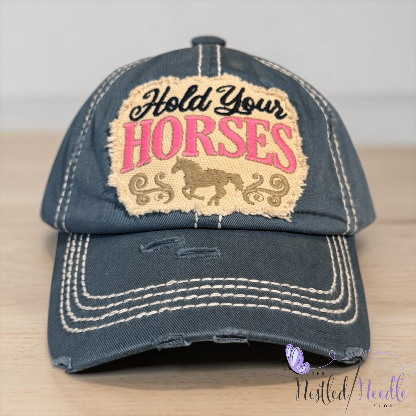 Women’s "Hold Your Horses" Vintage Style Cap