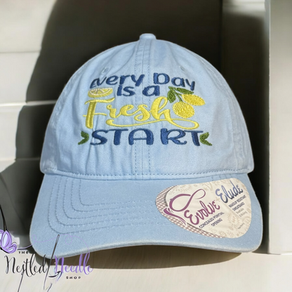 Women's "Every Day is a Fresh Start" Lemons Cap