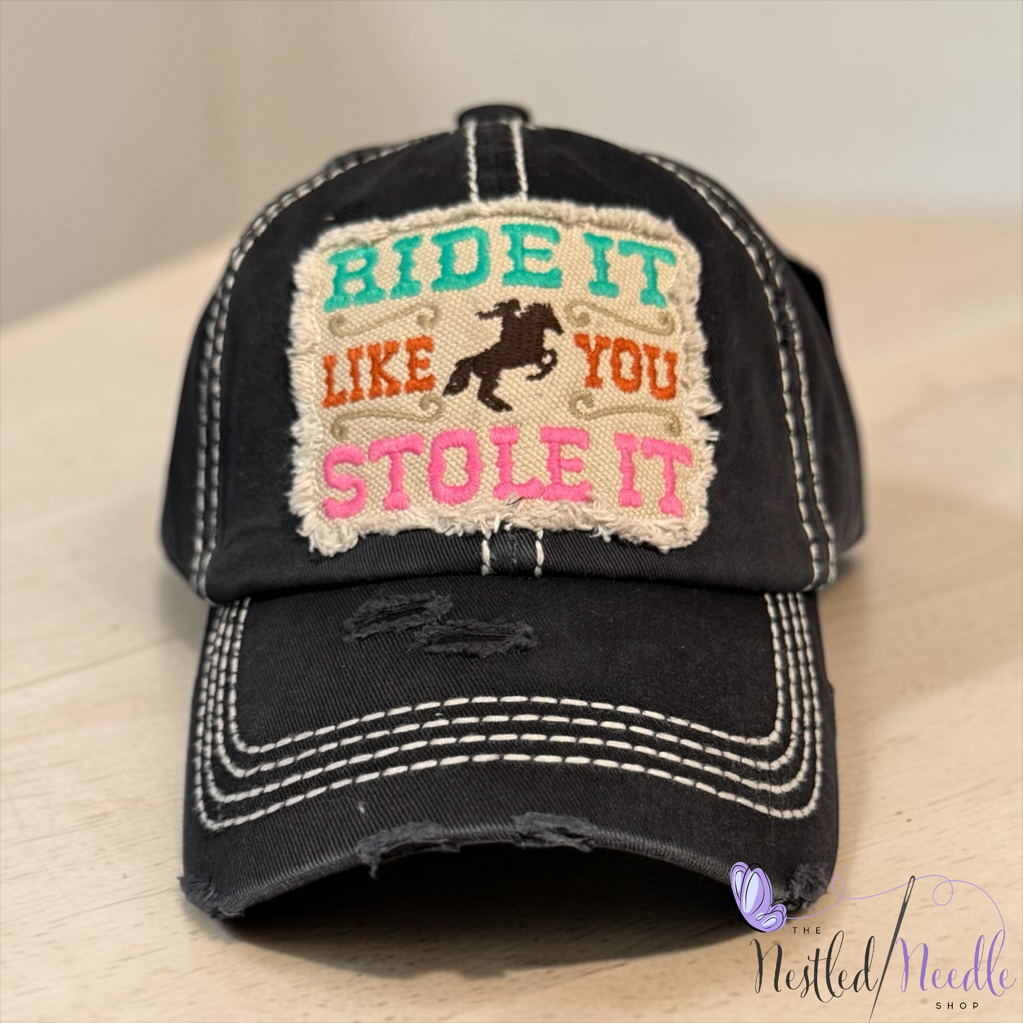 Women’s "Ride It Like You Stole It" Vintage Style Cap
