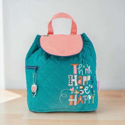 Stephen Joseph THINK HAPPY Quilted Backpack