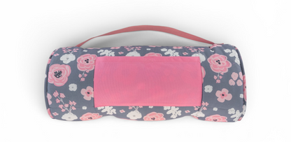 Stephen Joseph PINK CHARCOAL FLORAL Nap Mat