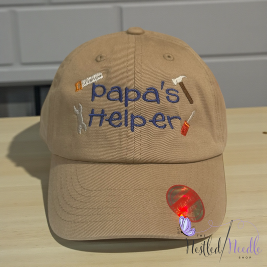 Infant Toddler Kid Personalized PAPA’S HELPER Cap