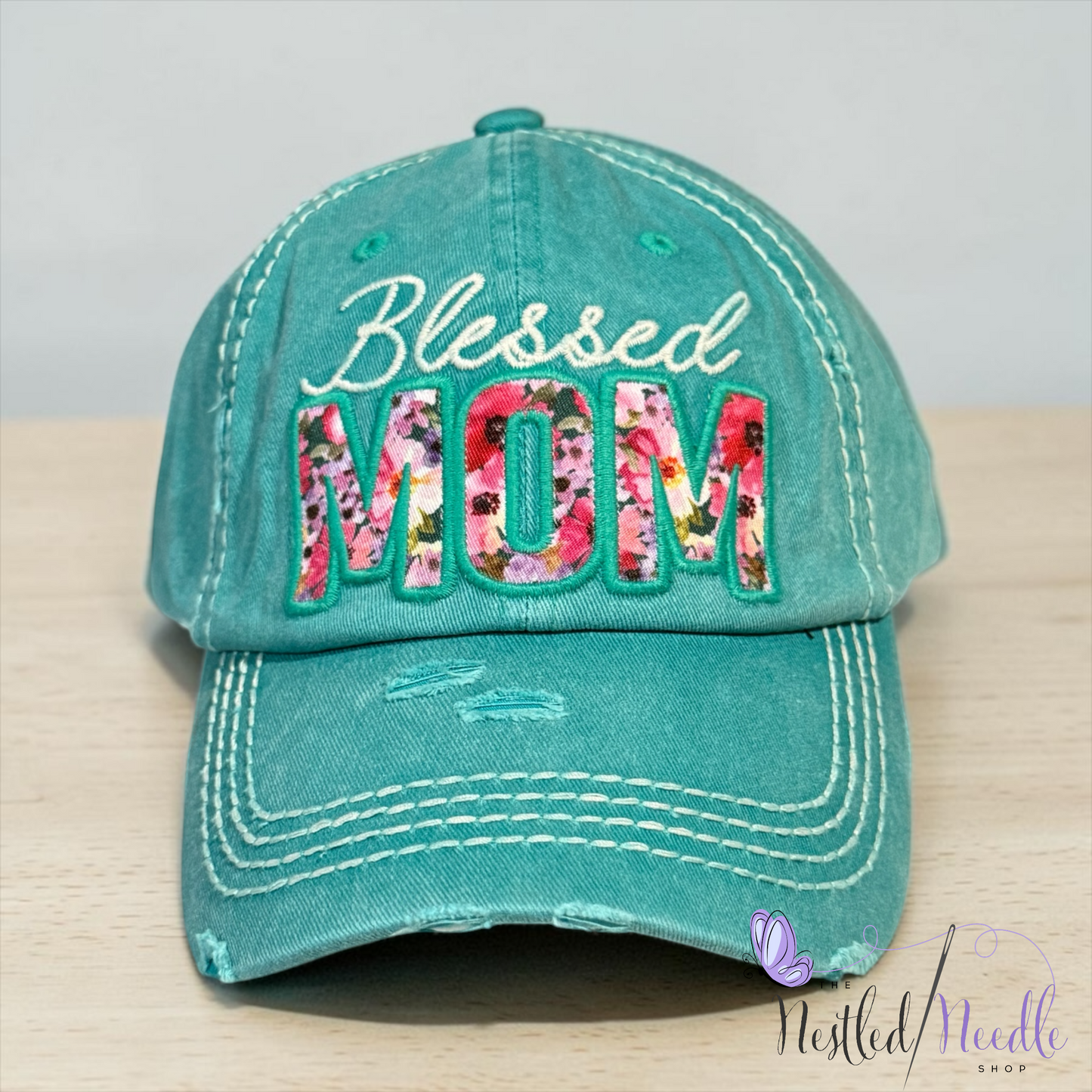 Women’s "Blessed MOM" Vintage Style Cap