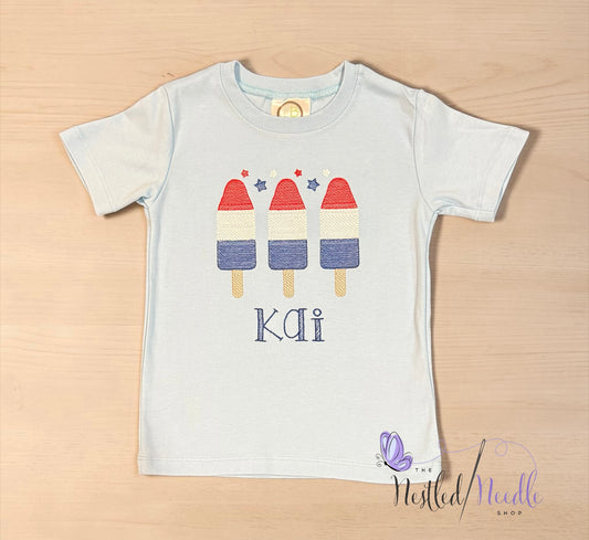Boy Personalized Bomb Pop Trio