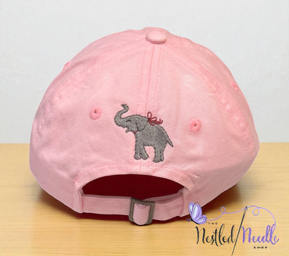 Infant Toddler Kid Personalized Pink BAMA Cap