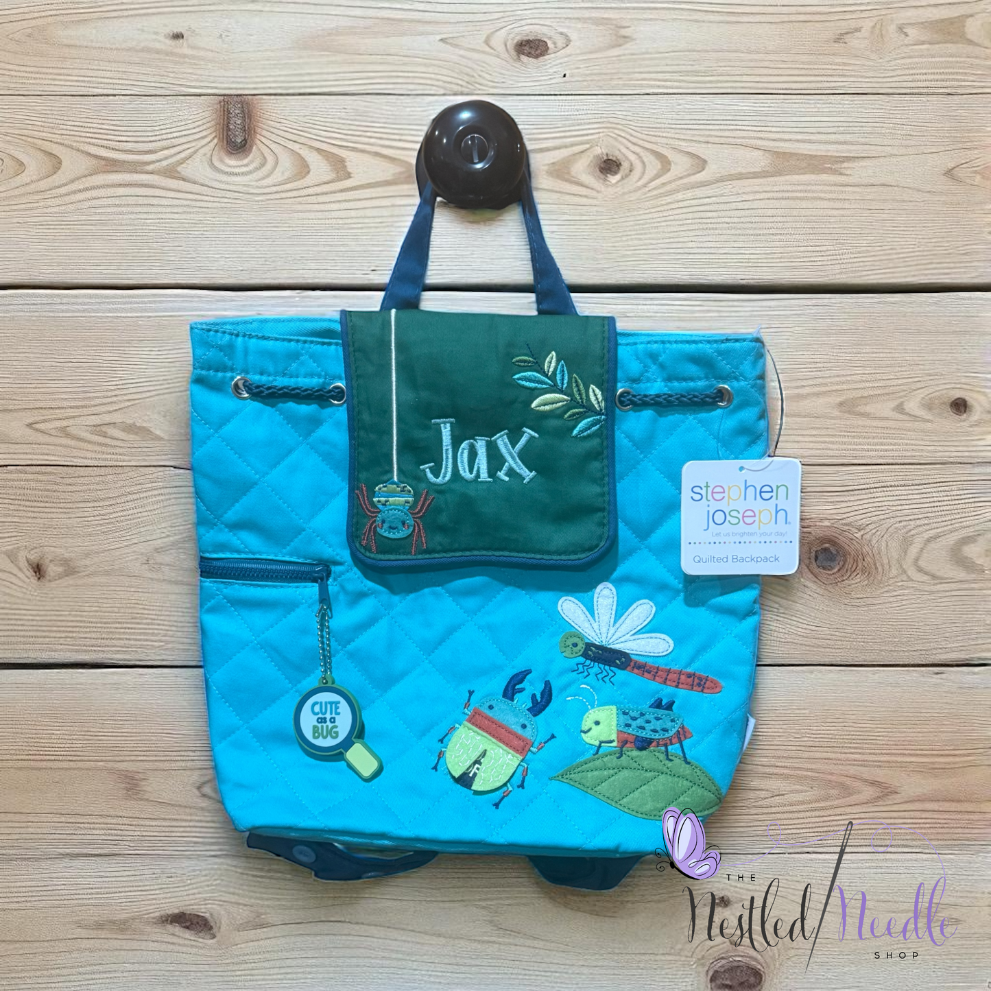 Stephen Joseph BUGS Quilted Backpack