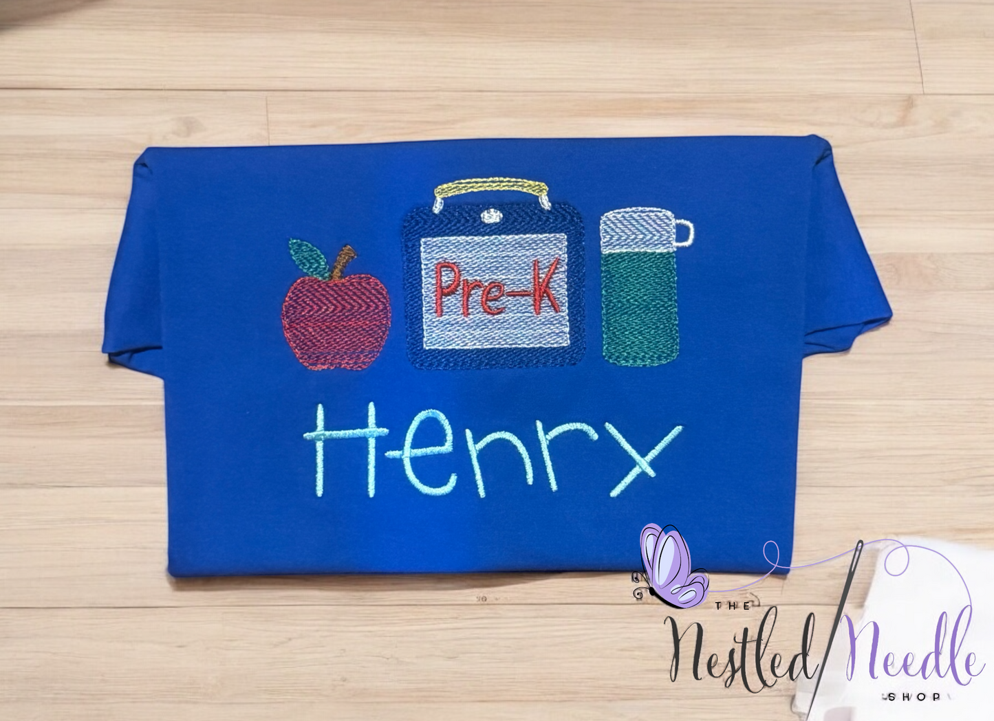 Boy Personalized Back to School Lunchbox Trio Shirt