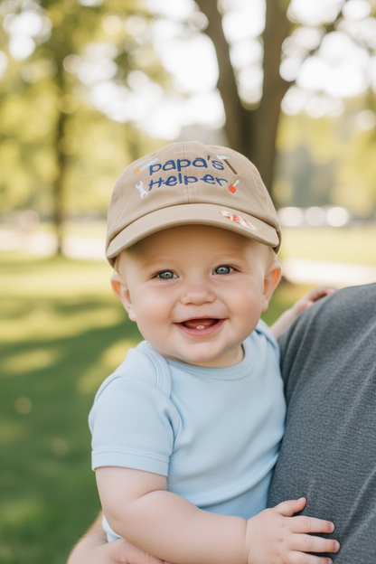 Infant Toddler Kid Personalized PAPA’S HELPER Cap