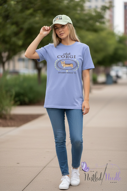 Women's "Club Corgi” Dog Tee/Sweatshirt
