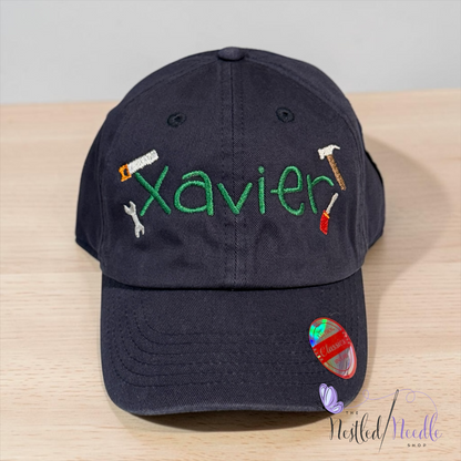 Infant Toddler Kid Personalized PAPA’S HELPER Cap