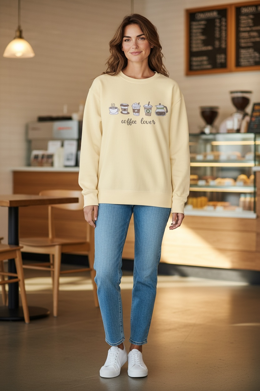Women's "Coffee Lover" Tee/Sweatshirt