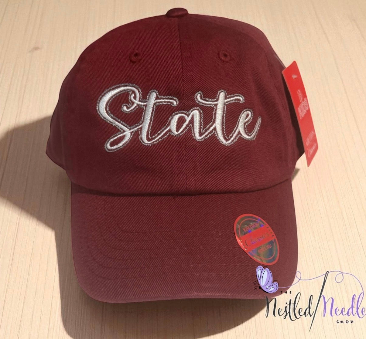 Infant Toddler Kid Personalized STATE Cap