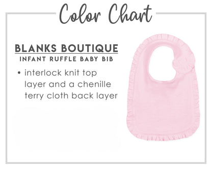 Girl Personalized Strawberry Themed Ruffle Baby Bib & Burp Cloth Set