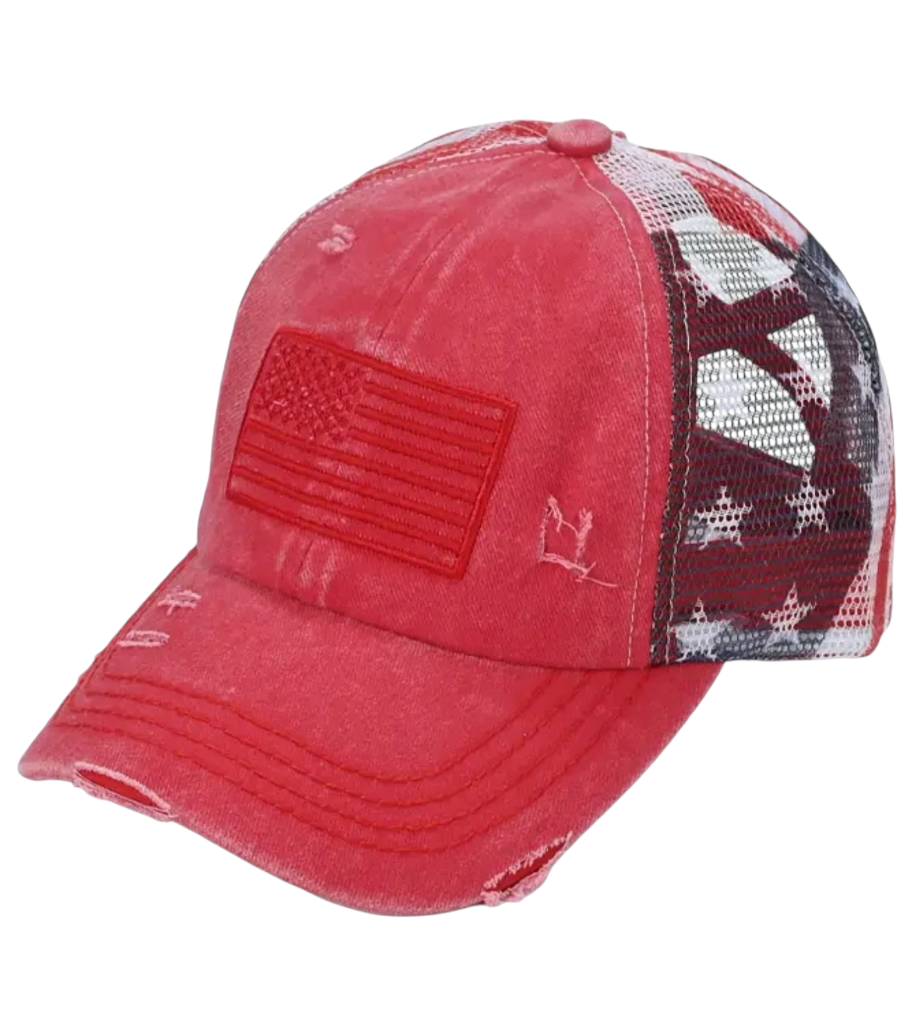 Women’s C.C American Flag Mesh Back Cap