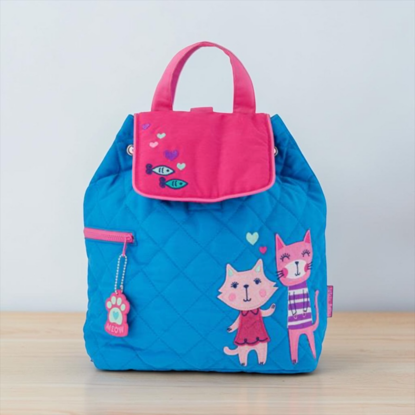 Stephen Joseph PINK KITTENS Quilted Backpack