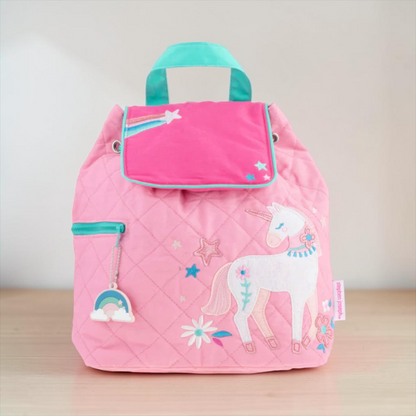 Stephen Joseph PINK UNICORN Quilted Backpack