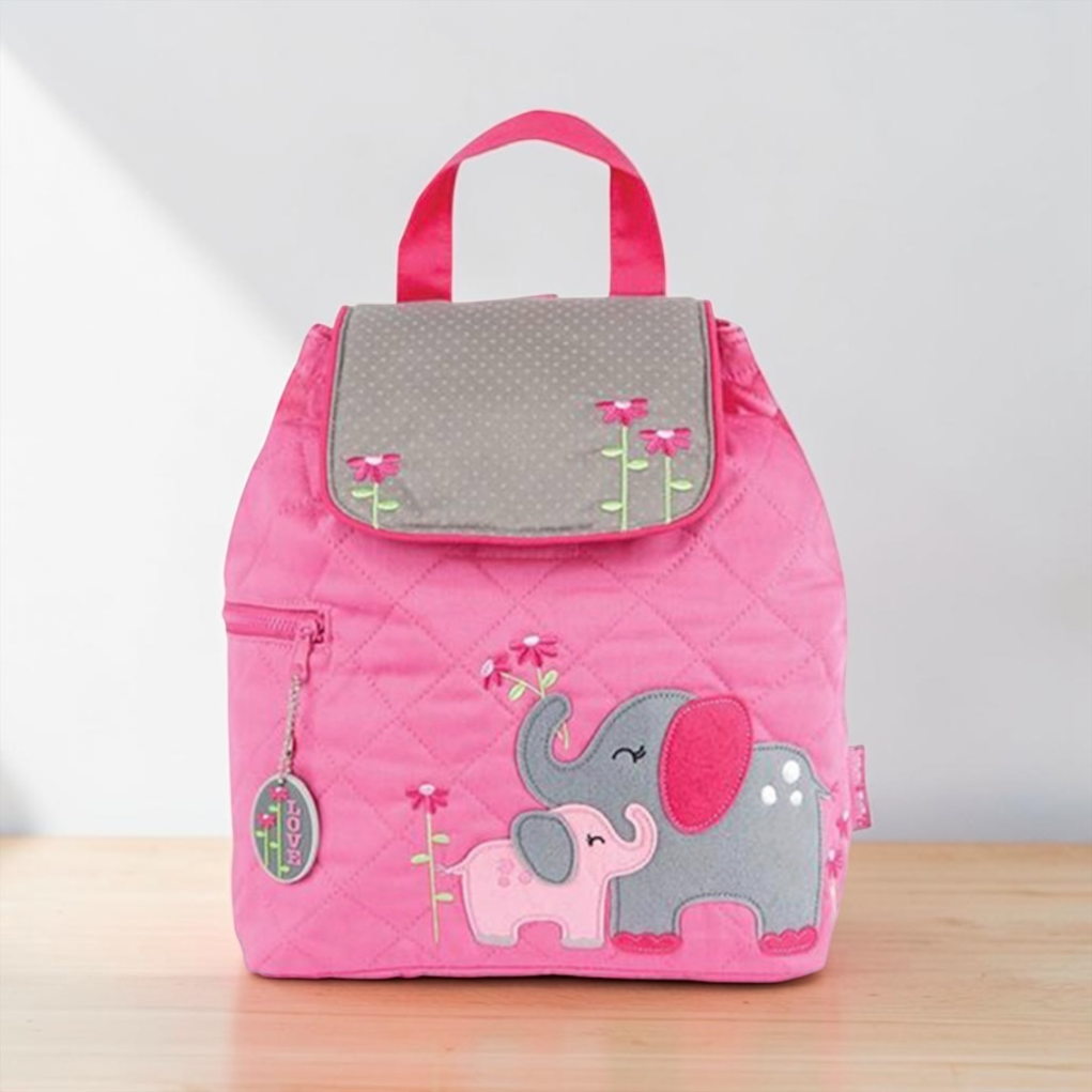 Stephen Joseph MOMMY & ME ELEPHANTS Quilted Backpack